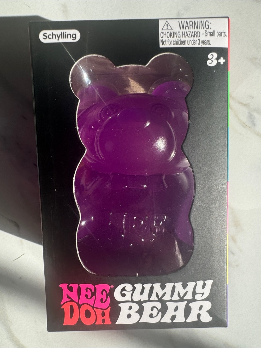 Authentic NeeDoh Purple Gummy Bear
